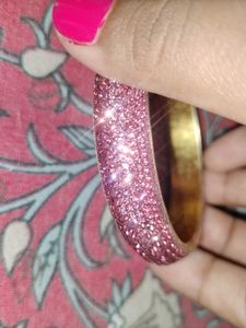 Pink Glitter Bangle