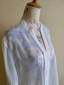 White Embroidered Tunic