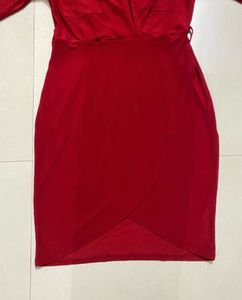 Red Long Sleeve Dress