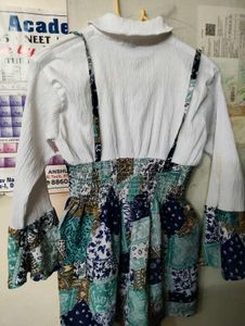 Boho Patchwork Shirt Dress