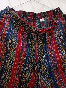 Red Printed Kurta Set