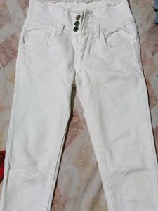 White Denim Jeans