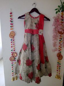 Heavy Partywear Gown With Many Layers