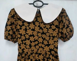 Vintage Style, Collared Floral Dress