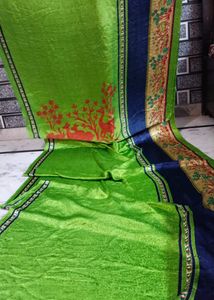 Green Colour Silk Saree