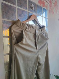 Beige formal Pants