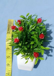 Mini Artificial Rose Potted Plants