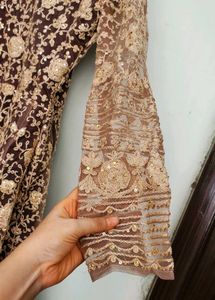 HEAVY BRIDAL ANARKALI GOWN  WITH 👌  😍 FULL DIAMO