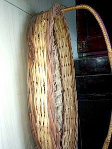Wicker Basket with Handle