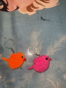 Crochet Bird Keychains