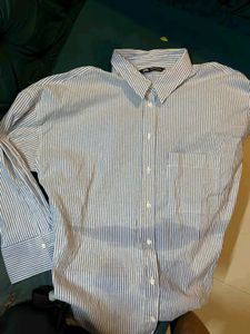 Men Striped Shirt Casual Formal