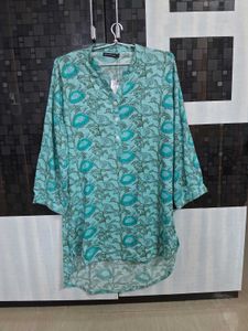 Floral Print Tunic Top