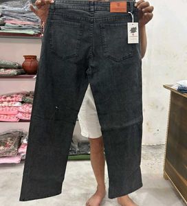 Dark Gray Denim Jeans