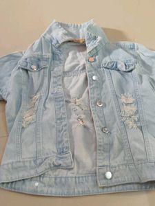 Distressed Denim Jacket