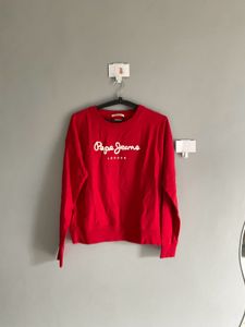 Pepe Jeans Red Sweatshirt