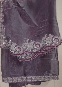 Frock With 5 Mtre Gher Sharara &amp; Heavy Duppata