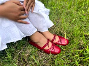 Cherry Red Mary Jane Ballerina 🍒