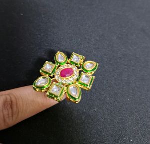 😍 5 Pcs Kundan Rings