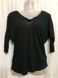 Express Black Short Sleeve Top