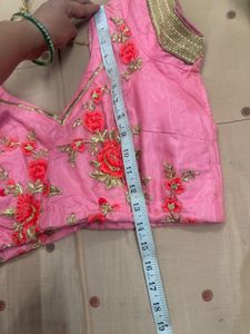 Pink Elegant Lengha And Dupatta