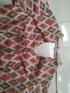 Designer Saree With Stitched Blouse