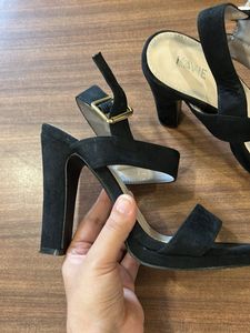 Black Suede Heels