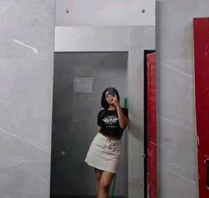 Beige Calvin Klein skirt