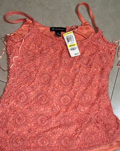 Brand New Stunning Orange Crotia Top