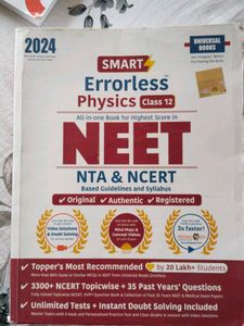 Smart Errorless Physics Class 12 NEET Book