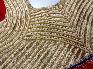 Red And Blue Gown Ethnic(Ramzan Clearance Sale)