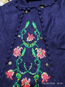 Navy Blue Ponchu/ Shawl