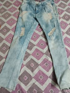 White Blue Diesel Company Jeans