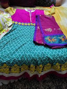anarkali kurta with dupatta