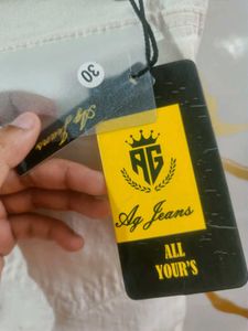 White Straight Leg Jeans