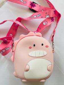 Pink coin Pouch/ sling - new