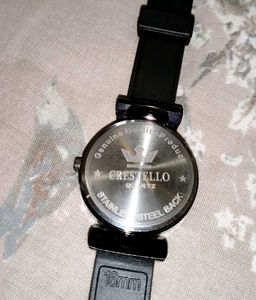 Crestello Watch In Black 🖤