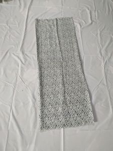 White Print Kurti Fabric