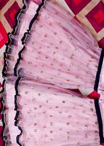 NEW DESIGNER PARTYWEAR RUFFLE SHARARA &amp; dupatta