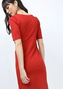 Women Button-Down Midi Dress
