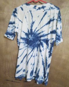 Blue Tie-Dye Spiral Tee