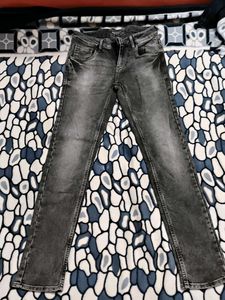 Grey Denim Jeans