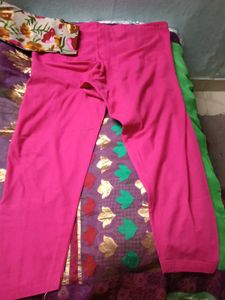 GentlyUsed RaniPinkFloral Print Jute kurti+Bottom