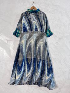 Multicolour Irregular Print Dress (Women)