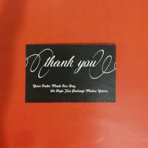 20 Thankyou Cards On Special Imported Paper