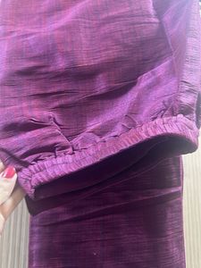 Wine A Line 3 Pc Dress