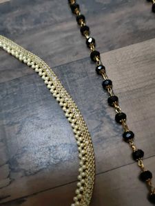 Black And White Neckpiece(2 Piece)