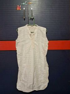 White Thread Work Kurta