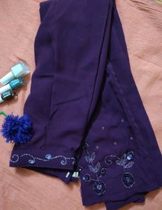 Purple Embellished Indo Western 3pieces