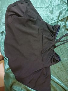 Black Tube Top Sleveless Party Wear