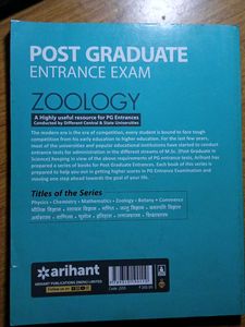 Zoology PG Entrance Exam Guide